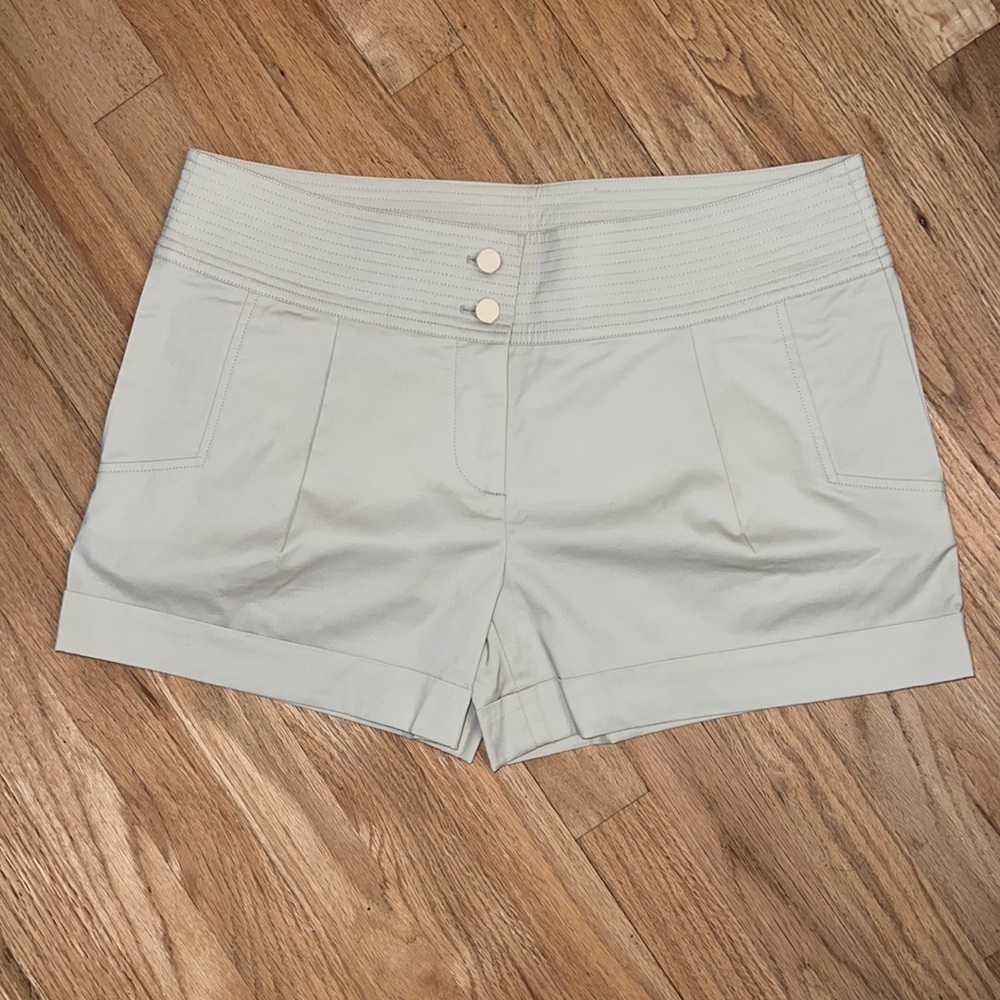 Tory Burch Cream High Waist Shorts - MAKE OFFER